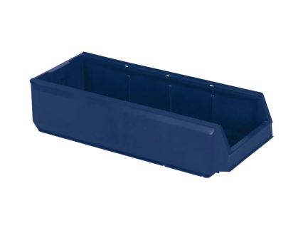 Sichtlagerkasten Typ Modulkasten 9070 - 600 x 230 x H 150 mm - Systembeh&auml;lter - blau (VE = 10)