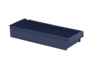 Sichtlagerkasten - Regalkasten 9133 - 600 x 230 x H 100 mm - Systembeh&auml;lter - blau (VE = 8)