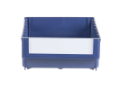 Label for shelving bins H 80 wide version - 160 x 38 mm - with protective film