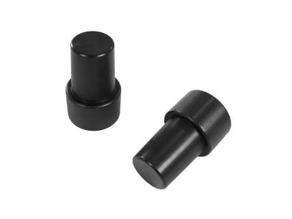 Erh&ouml;hungsfu&szlig; / Einsteckfu&szlig; &Oslash; 68 mm - massiver Kunststoff - schwarz