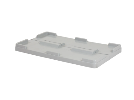 Lid 1000 &times; 600 mm for GEO box pallet boxes - grey