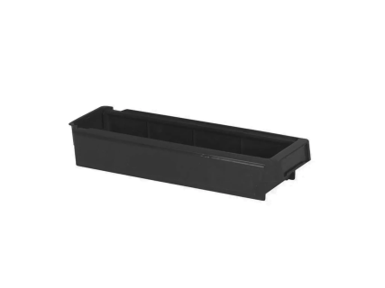 Onderdelenbak - kunststof magazijnbak - 400 x 115 x H 100 mm - ESD versie