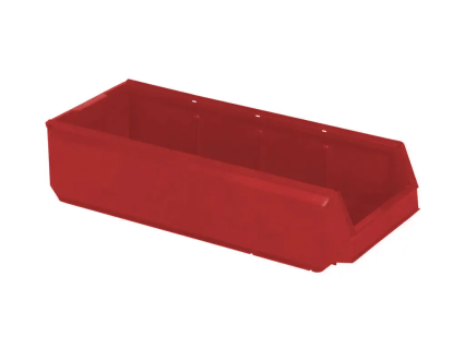Magazijnbak type Moduulbak 9070 - 600 x 230 x H 150 mm - systeembak - rood (VE = 10)