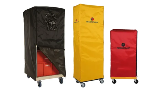 Afdekhoezen voor rolcontainers
