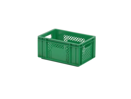 Stapelbeh&auml;lter Euronorm RX - 300 x 200 x H 142 mm (verst&auml;rkter Boden) - gr&uuml;n