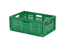 FRESH BOX klapkrat - 600 x 400 x H 233 mm - groen