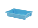 Stapel-nestbarer Beh&auml;lter Euronorm - 600 x 400 x H 120 mm - geschlossen - blau