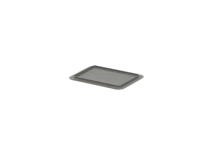 Lay-on lid - 200 x 150 mm - dark grey