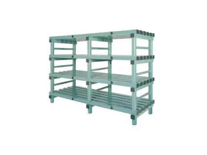 Plastic rack (Euro rack) - 1500 x 400 x H 1220 mm