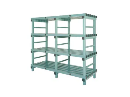 Plastic rack (Euro rack) - 1500 x 400 x H 1520 mm