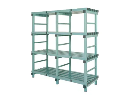 Plastic rack (Euro rack) - 1500 x 400 x H 1820 mm