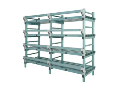 Plastic rack (Nautical rack) - 2000 x 400/470 x H 1750 mm