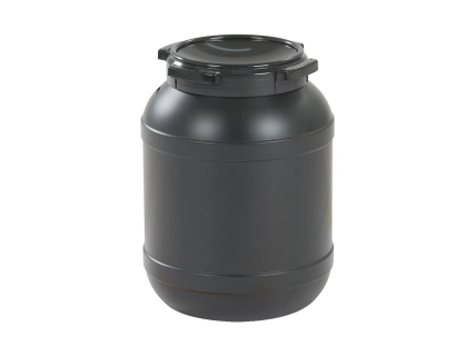 Weithalsfass - 26 Liter - &Oslash; 316 x H 425 mm - UV-best&auml;ndig - schwarz