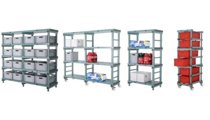 Types of shelves and racks
