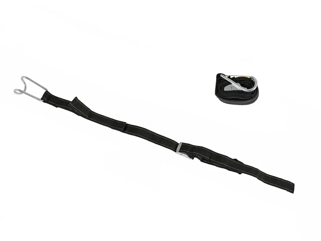 Nylon tension strap with one hook