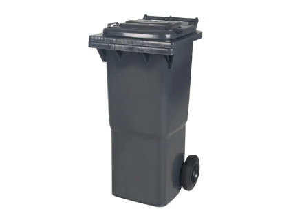 2-Rad M&uuml;llgro&szlig;beh&auml;lter 60 Liter - Grau
