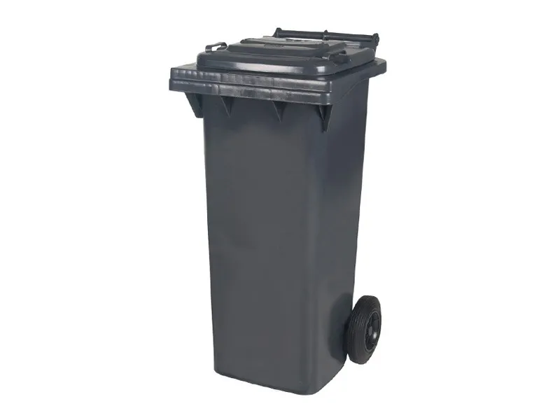 2-Rad Müllgroßbehälter 80 Liter - Grau