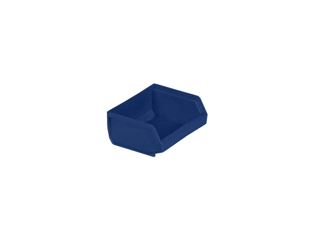 Store Box - plastic storage bin - type 9076 - 96 x 105 x H 45 mm - blue