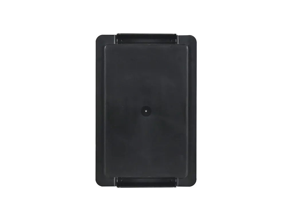 BLACK LINE Stapelbehälter Euronorm - 300 x 200 x H 118 mm - Schwarz (glatter Boden) - 2