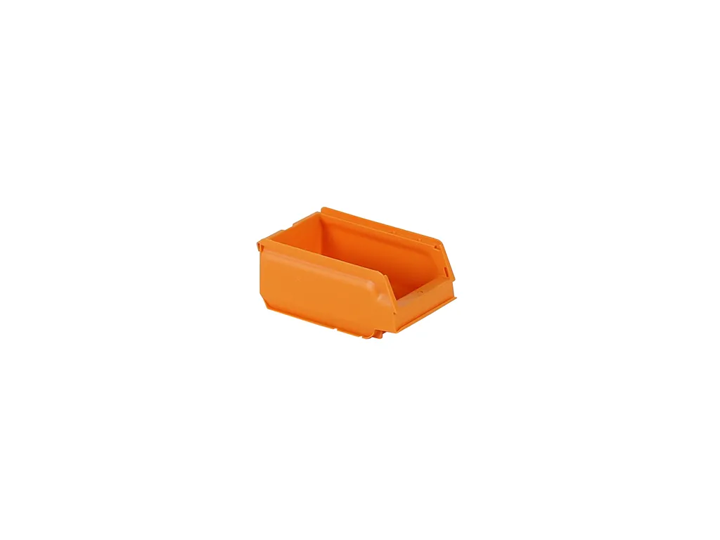 Sichtlagerkasten aus Kunststoff - 170 x 105 x H 75 mm - Orange