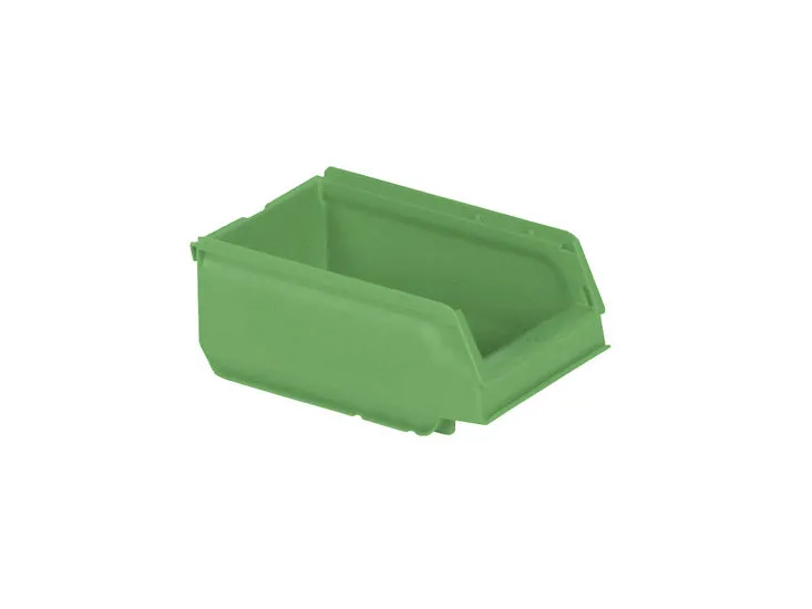 Kunststof magazijnbak - 170 x 105 x H 75 mm - groen - Store Box