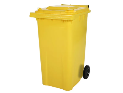 2-Rad M&uuml;llgro&szlig;beh&auml;lter 240 Liter - Gelb