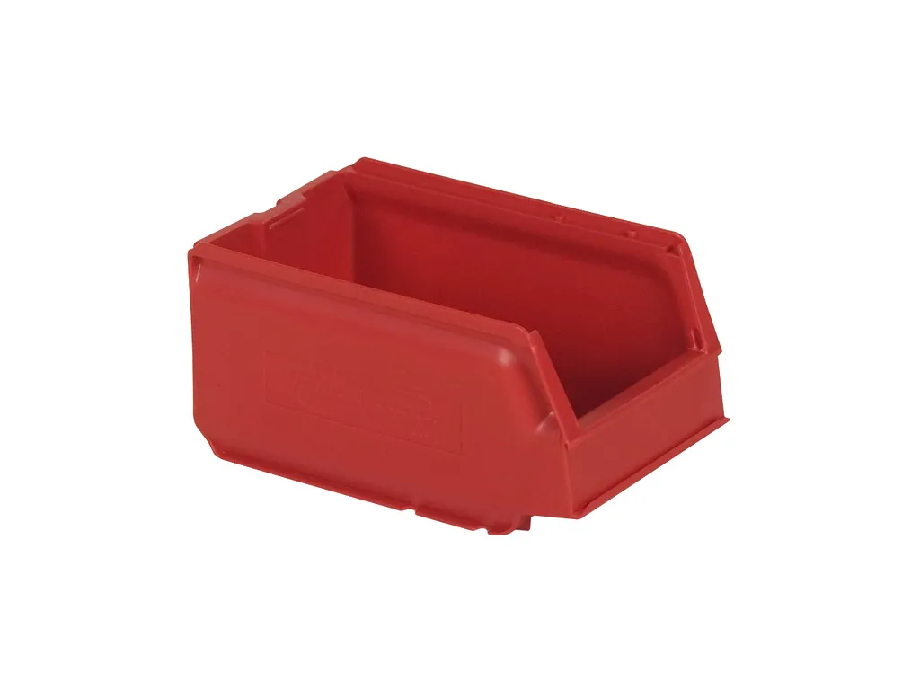 Store Box - plastic storage bin - type 9074 - 250 x 148 x H 130 mm - red