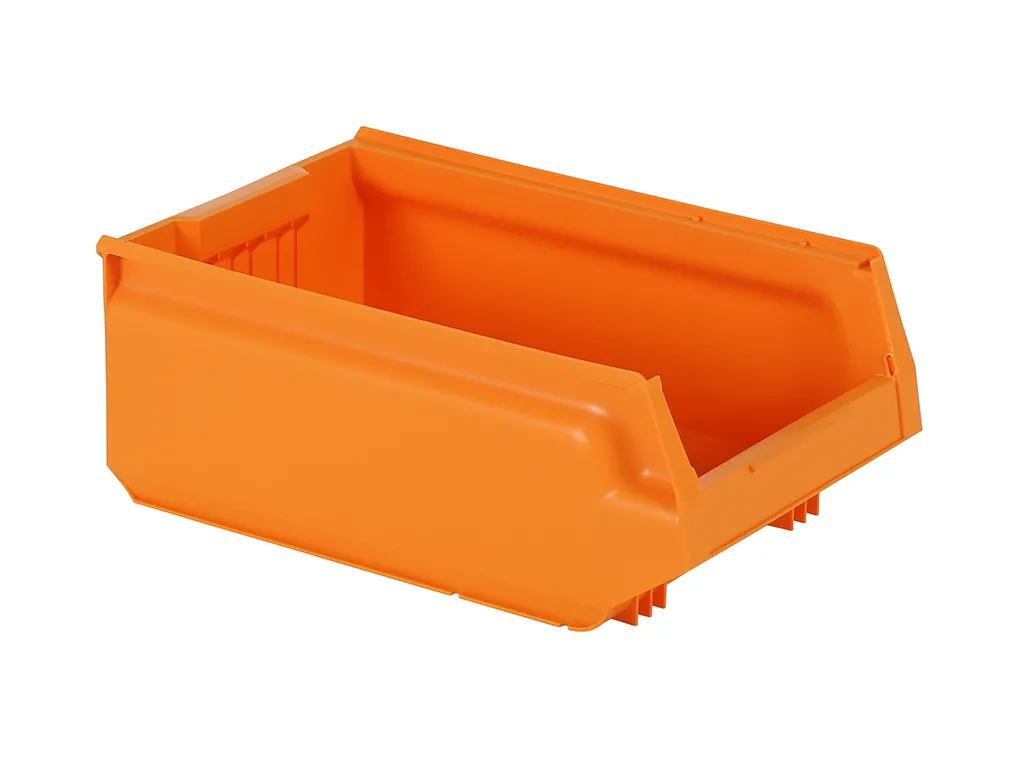 Sichtlagerkasten aus Kunststoff - 500 x 310 x H 200 mm - Orange