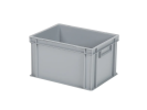 Bac gerbable / bac &agrave; assiettes - 400 x 300 x H 236 mm - Gris (fond lisse)