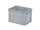 Bac gerbable 400x300xH280mm ferm. RDH gris