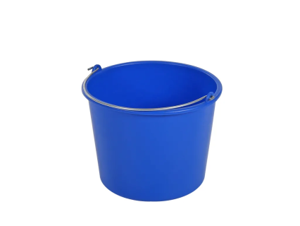 Eimer 12 Liter mit verzinktem Tragbügel blau