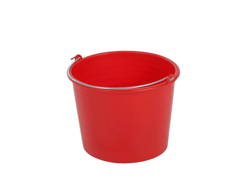 Bucket 12 litre - normal duty - red