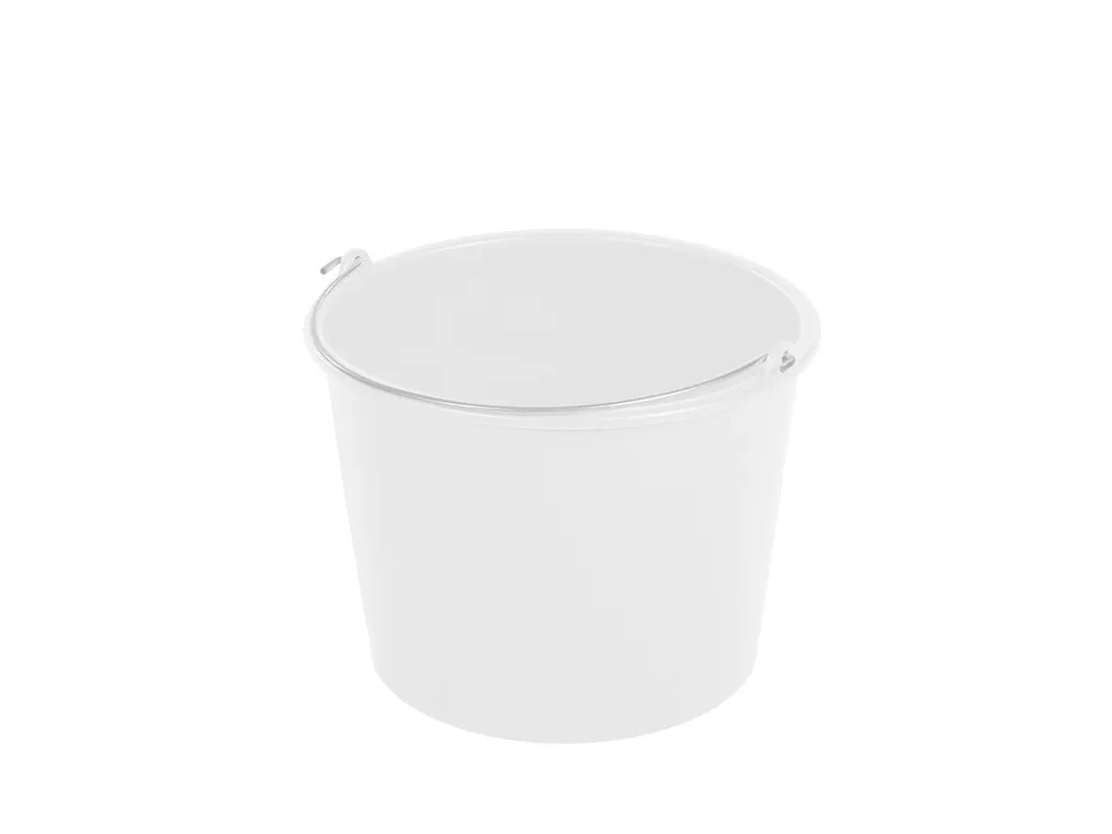 Bucket 12 litre - normal duty - white