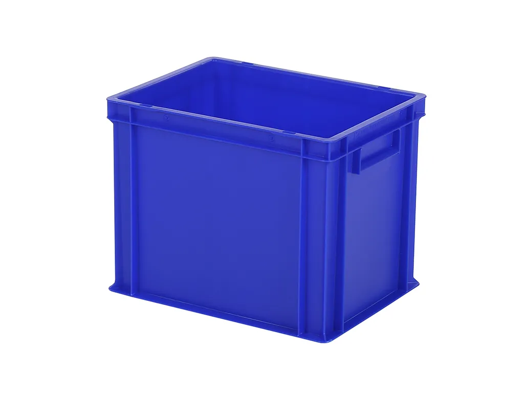Stacking bin / bin for plates - 400 x 300 x H 320 mm - blue (reinforced base)