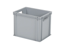 Bac gerbable 400x300xH320mm ferm. ROH gris