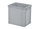 Bac gerbable 400x300xH400mm ferm. RDH gris