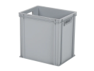 Bac gerbable 400x300xH400mm ferm. ROH gris