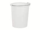 Emmer 30 liter met gegalv. draagbeugel naturel