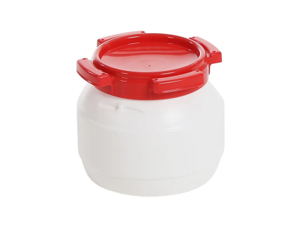 Fût à ouverture 36 l 198x175x136mm blanc/rouge