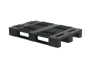 Europallet D1 ECO - 1200x800 mm &ndash; met randen 7mm - zwart