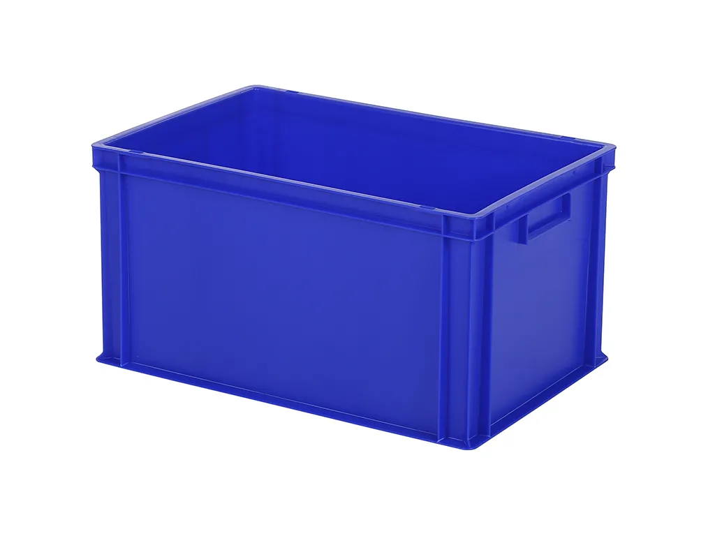 Stacking bin - 600 x 400 x H 320 mm - blue (reinforced base)