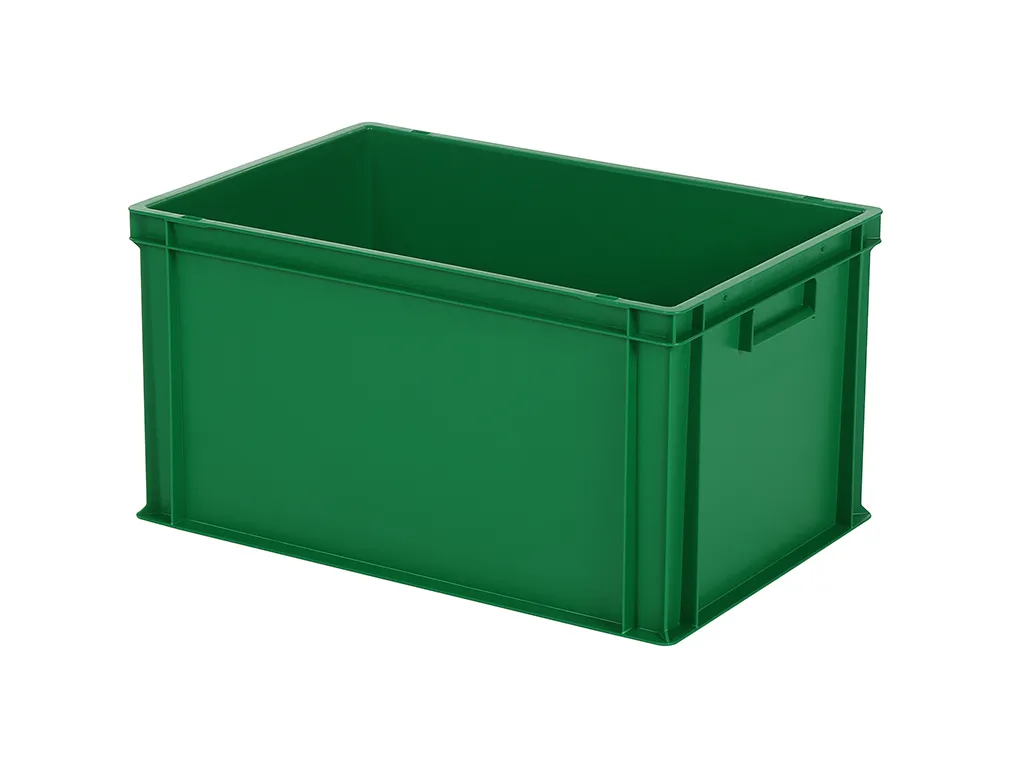 Stacking bin - 600 x 400 x H 320 mm - green (reinforced base)