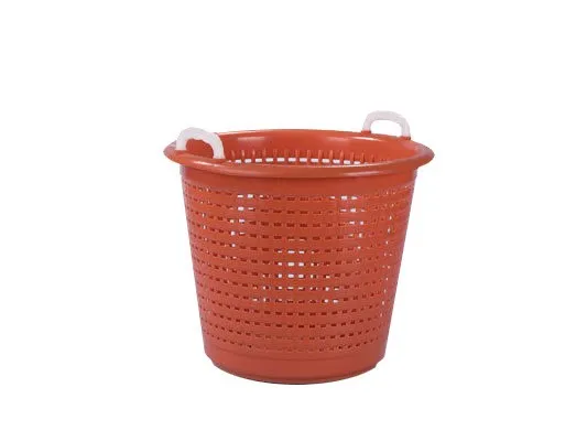 Industrial basket / washing basket 55 litre - orange