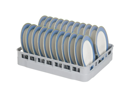 Casier à assiettes 600x500xH120mm gris
