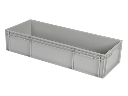 Stapelkasten 1000x400xH214mm grau geschlossen