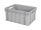 Eurobehälter 800x600xH415mm geschl. 2 OH grau