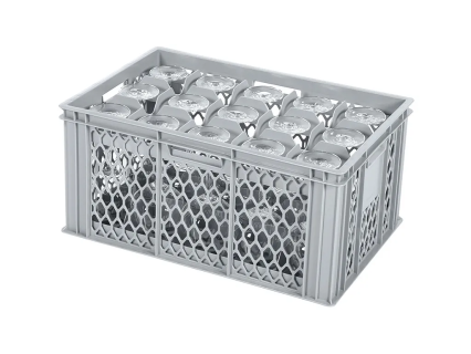 Casier &agrave; verres BASIC - 600 x 400 x H 280 mm pour 15 verres - ht. de verre max. 255mm - &Oslash; max. 106mm